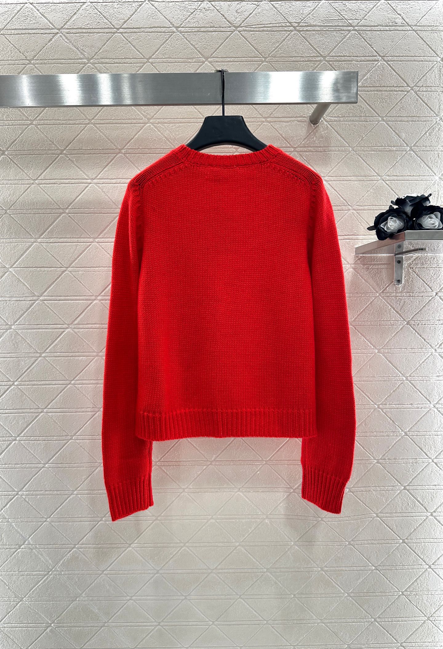 Ce 25 Pin logo wool pullover sweater
