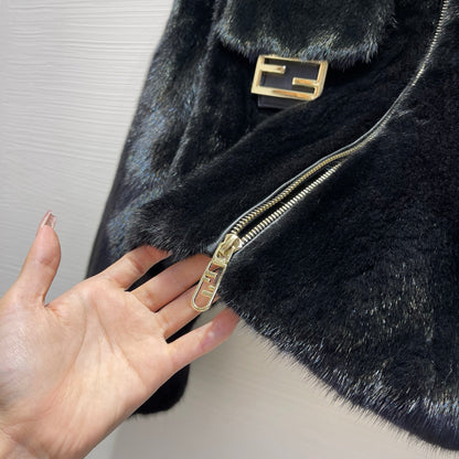 Fi 25 Noble and luxurious mink fur coat