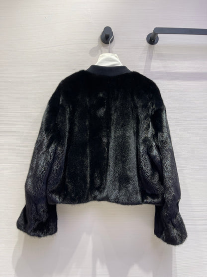 Fi 25 Noble and luxurious mink fur coat