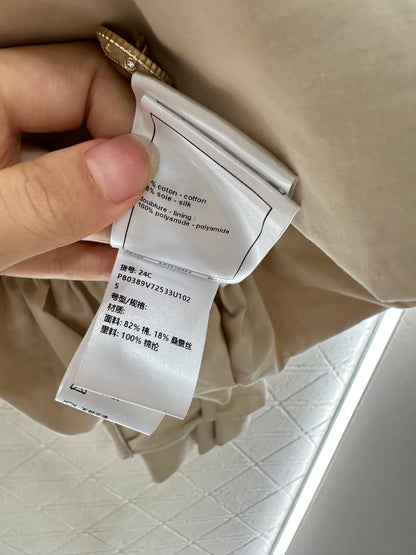 C 25 Short trench coat
