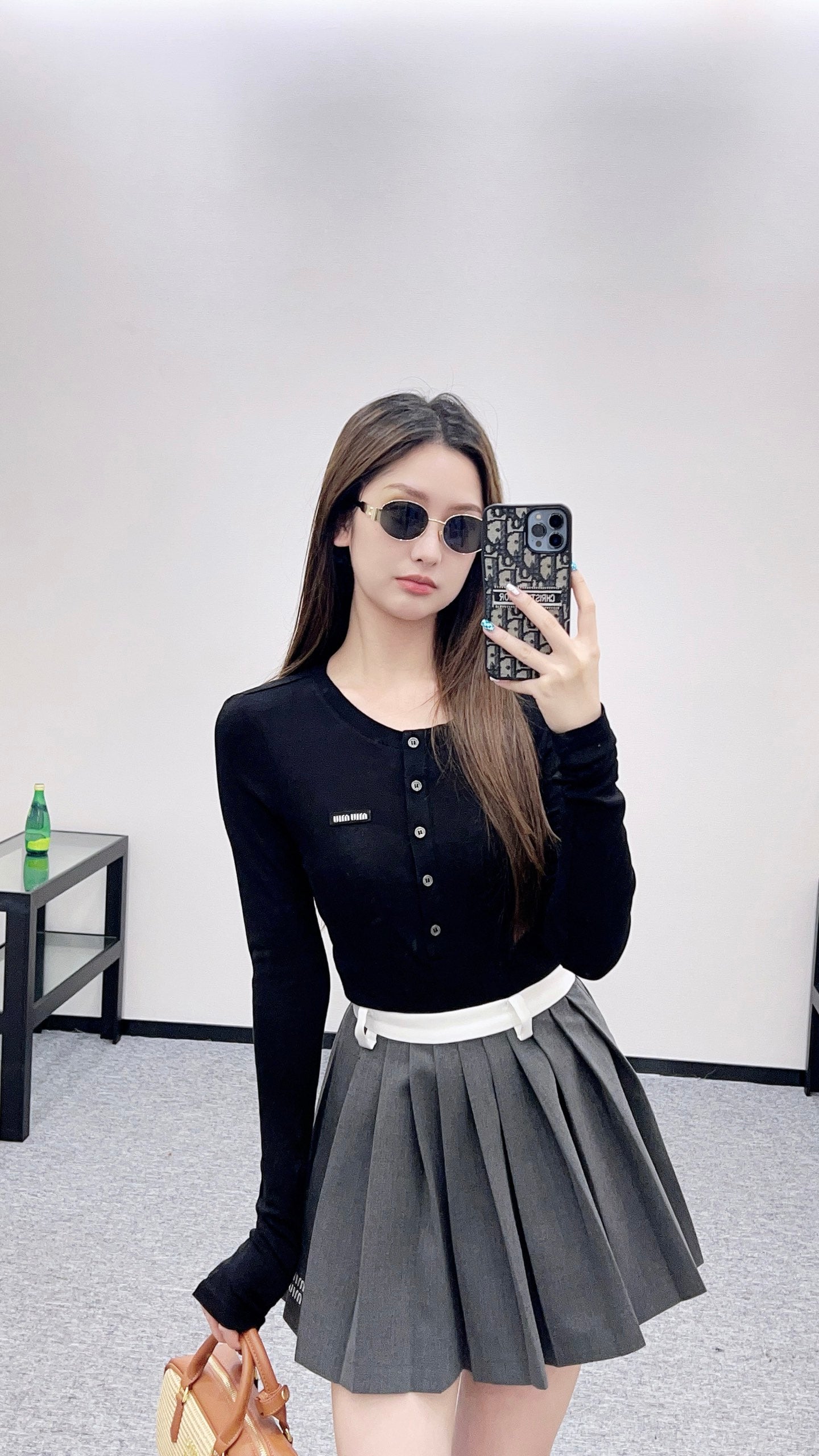 Mi 25 Half-open round neck bottoming shirt