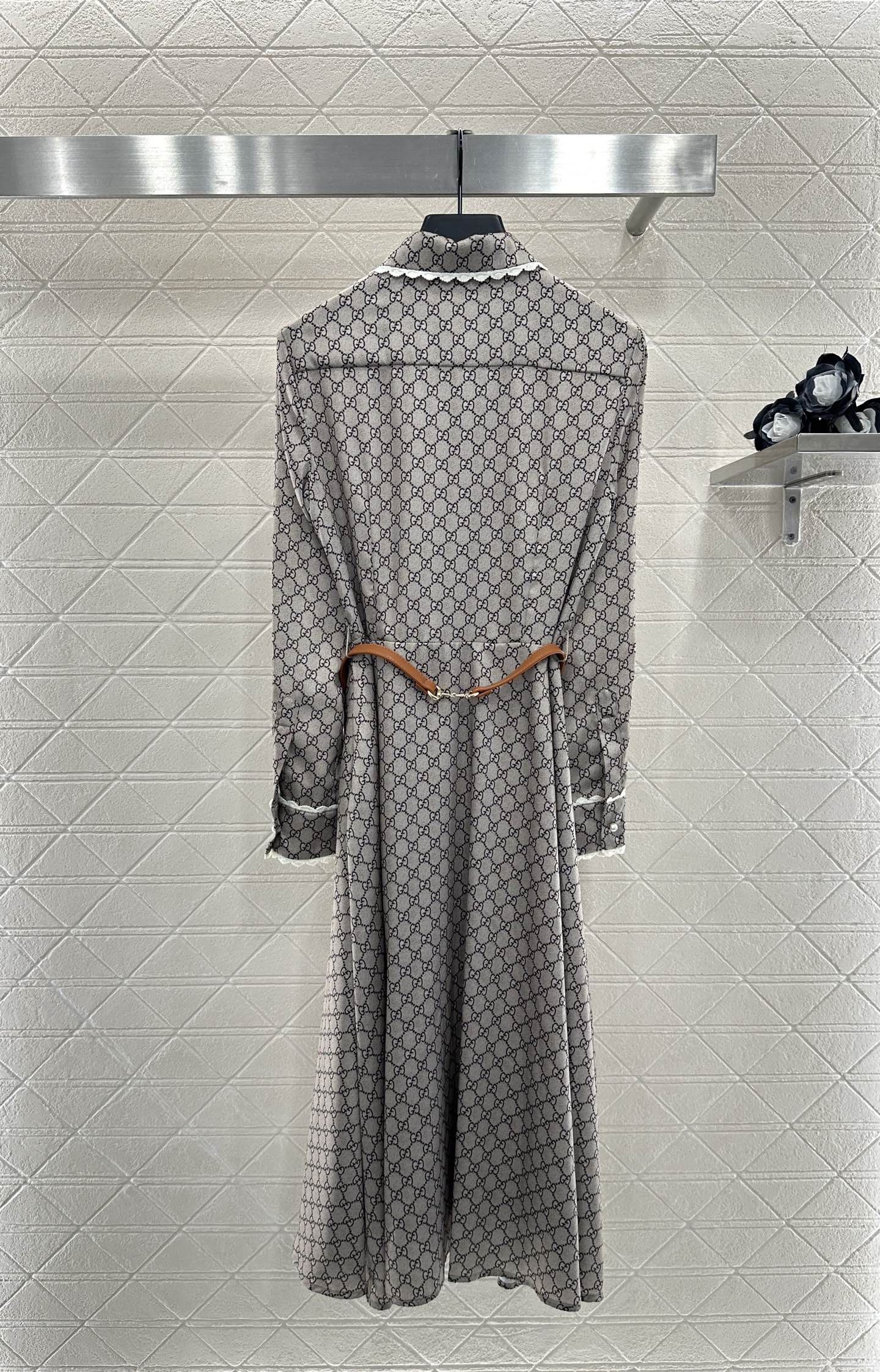 Gu 25 Printed belt dress