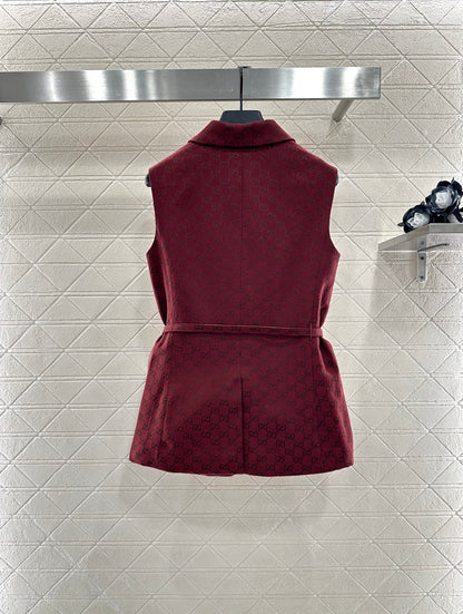 Gu 25 Belt vest shorts set