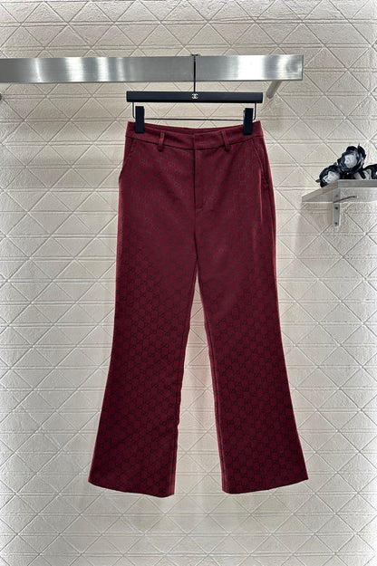 Gu 25 Double-breasted suit trousers