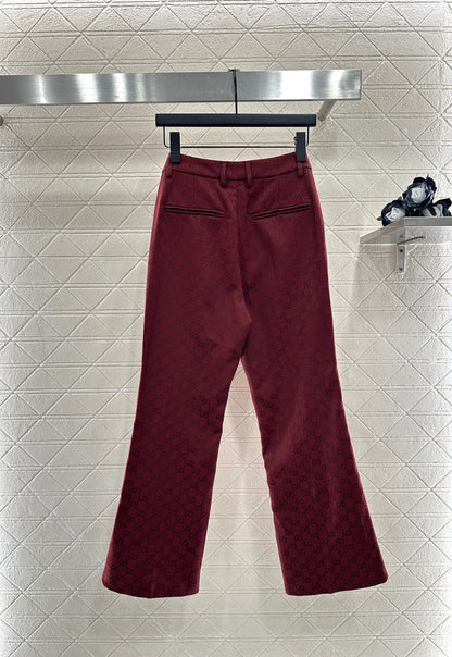 Gu 25 Double-breasted suit trousers