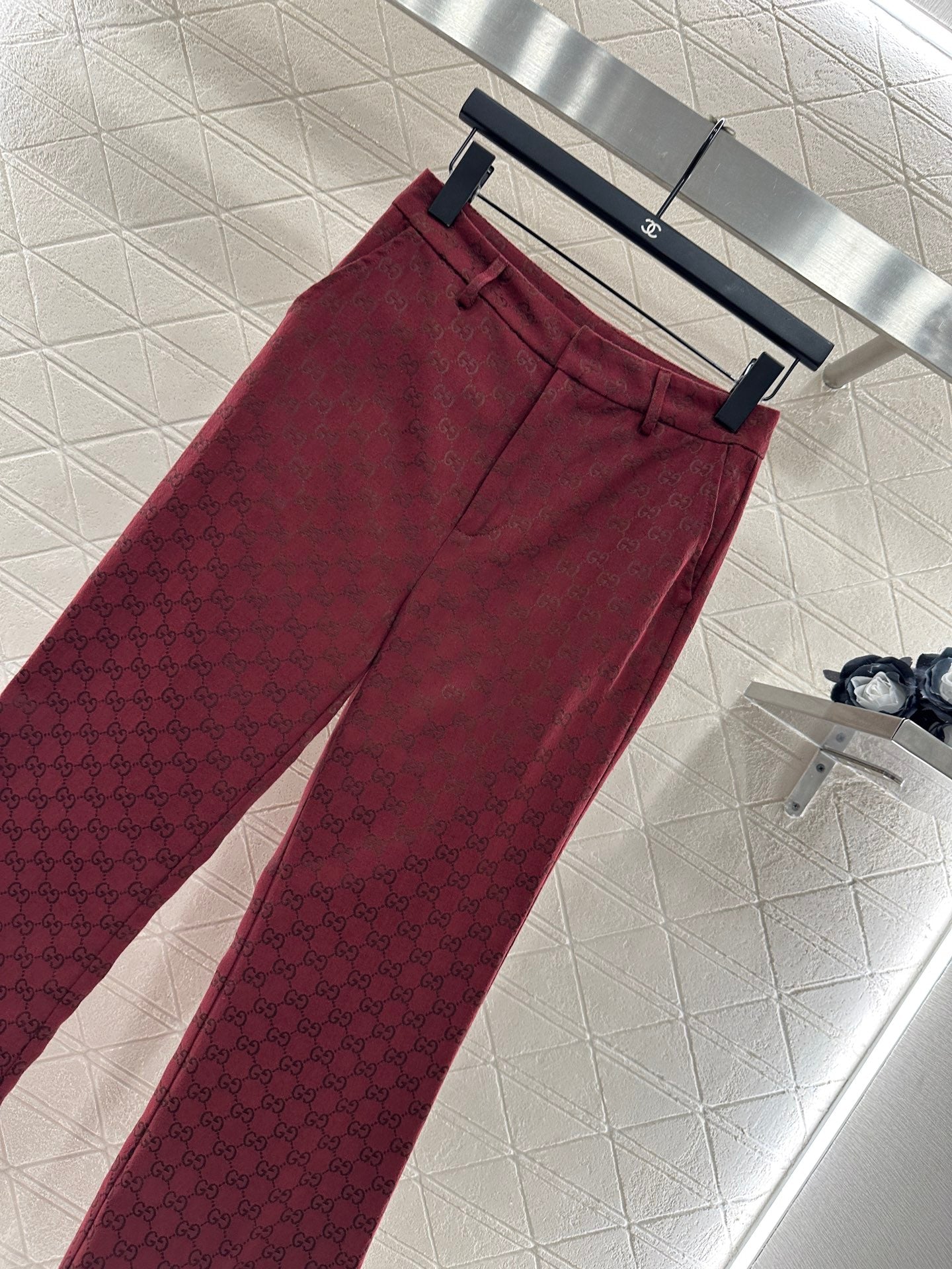 Gu 25 Double-breasted suit trousers