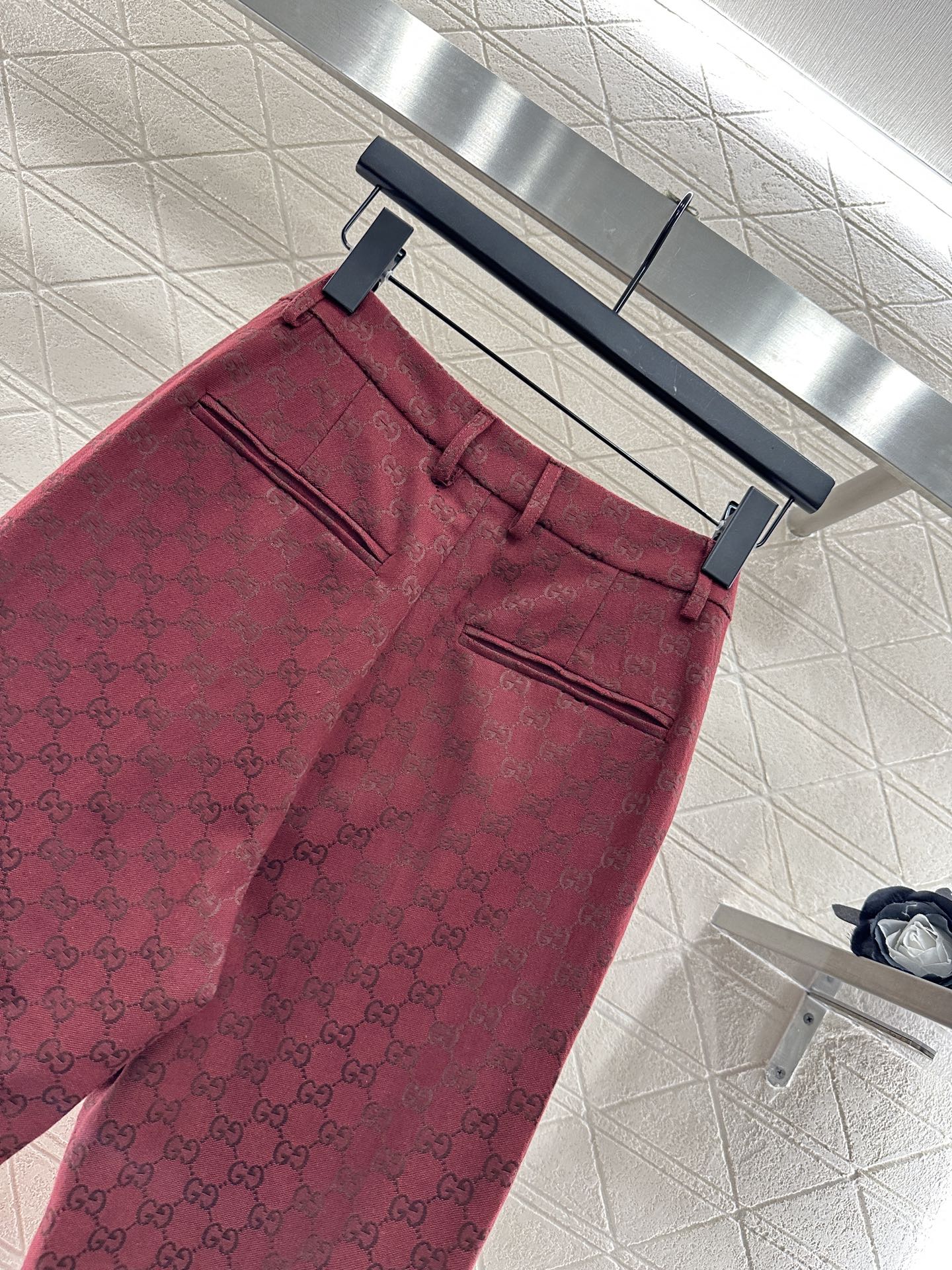 Gu 25 Double-breasted suit trousers