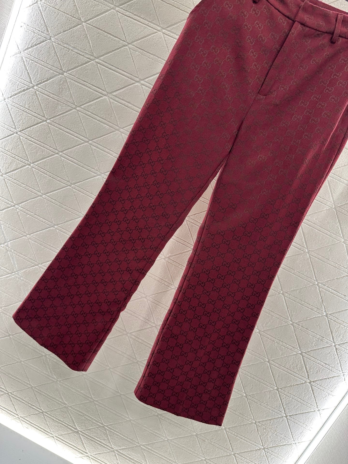 Gu 25 Double-breasted suit trousers