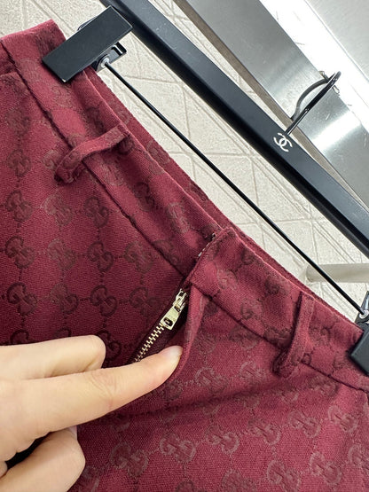 Gu 25 Double-breasted suit trousers