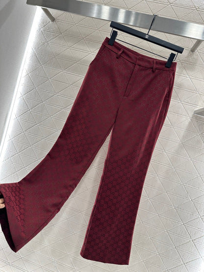 Gu 25 Double-breasted suit trousers