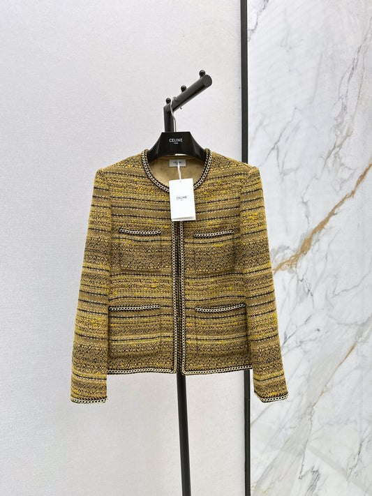 C 25 Trimmed tweed jacket