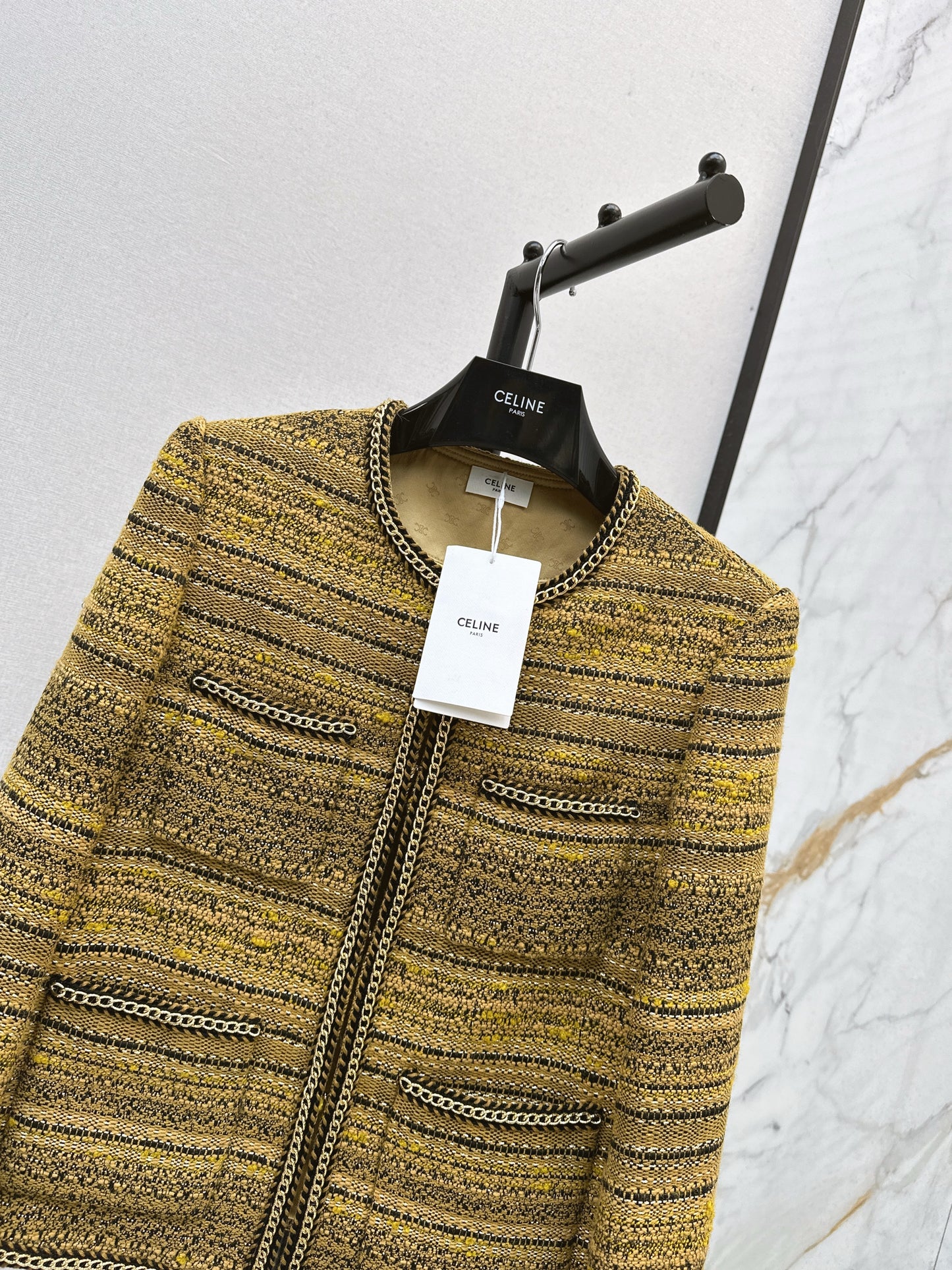 C 25 Trimmed tweed jacket