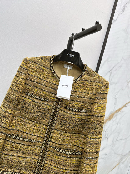 C 25 Trimmed tweed jacket