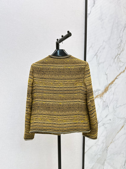 C 25 Trimmed tweed jacket