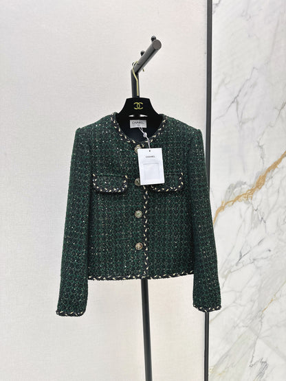 C 25 Trimmed tweed jacket