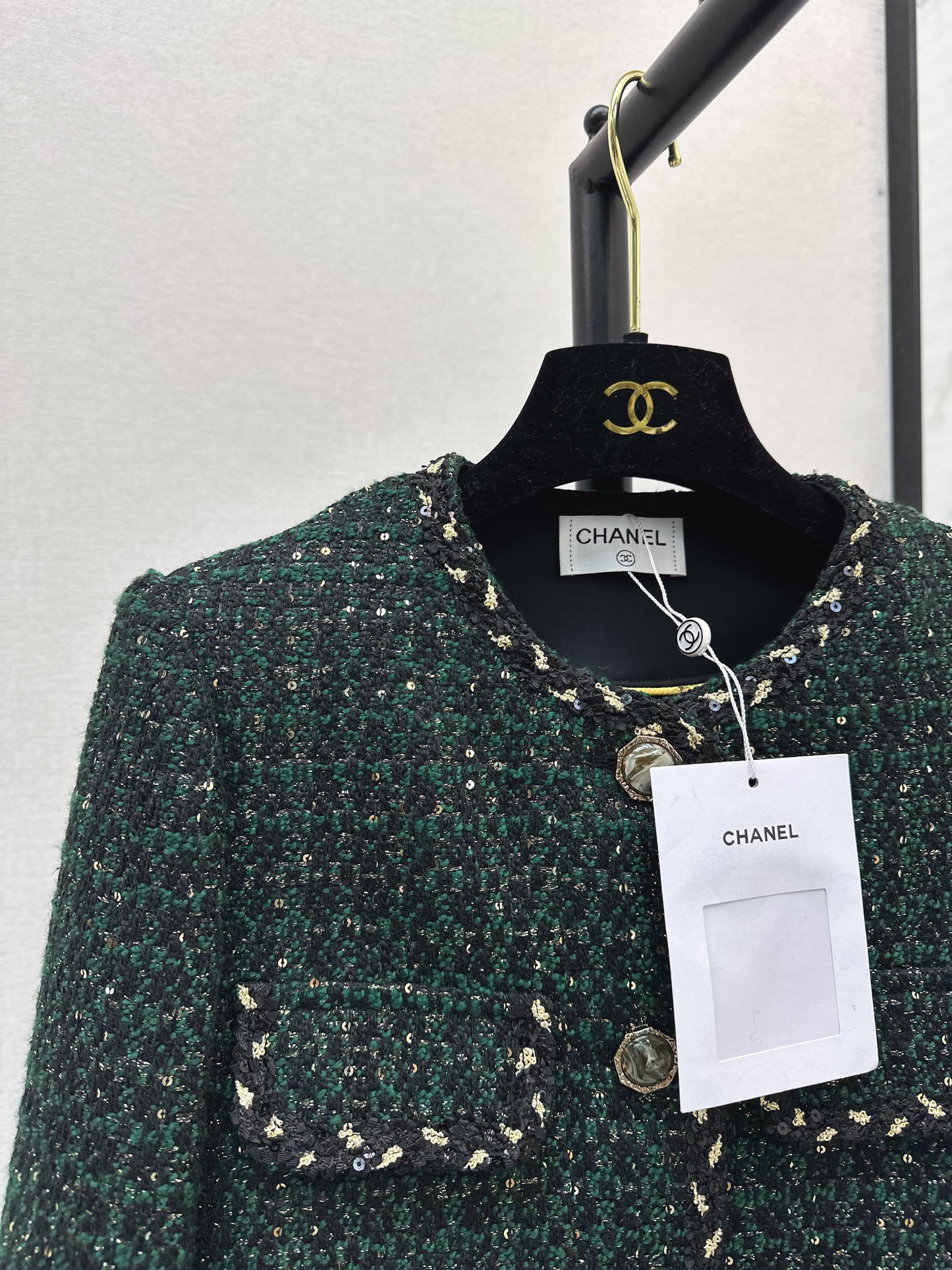 C 25 Trimmed tweed jacket