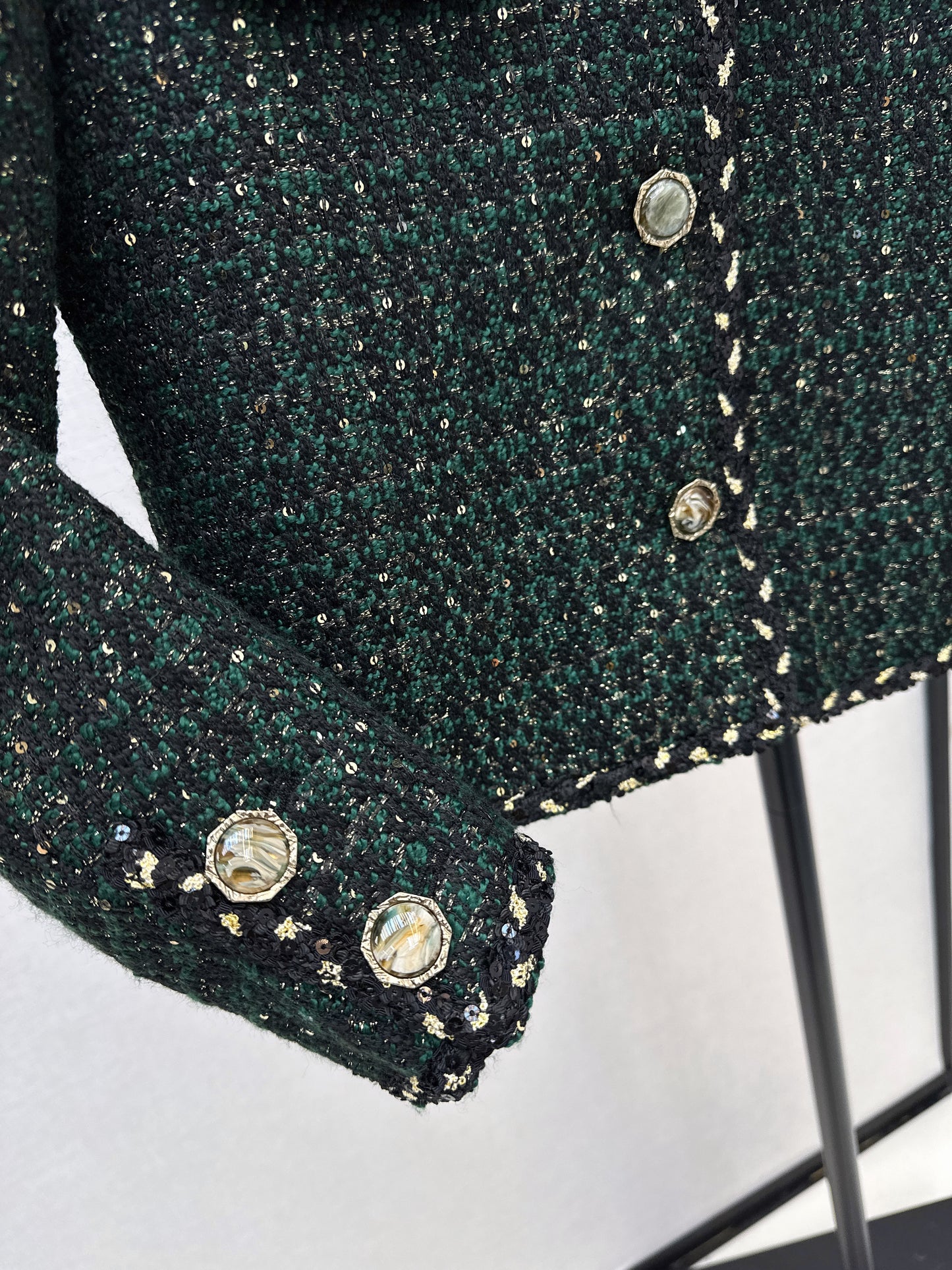 C 25 Trimmed tweed jacket