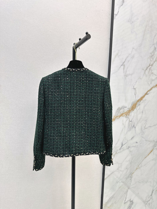C 25 Trimmed tweed jacket