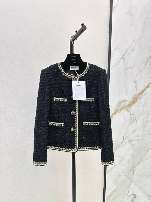 C 25 Trimmed tweed jacket