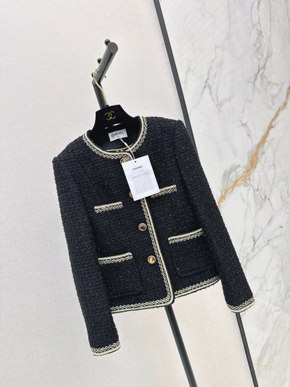 C 25 Trimmed tweed jacket