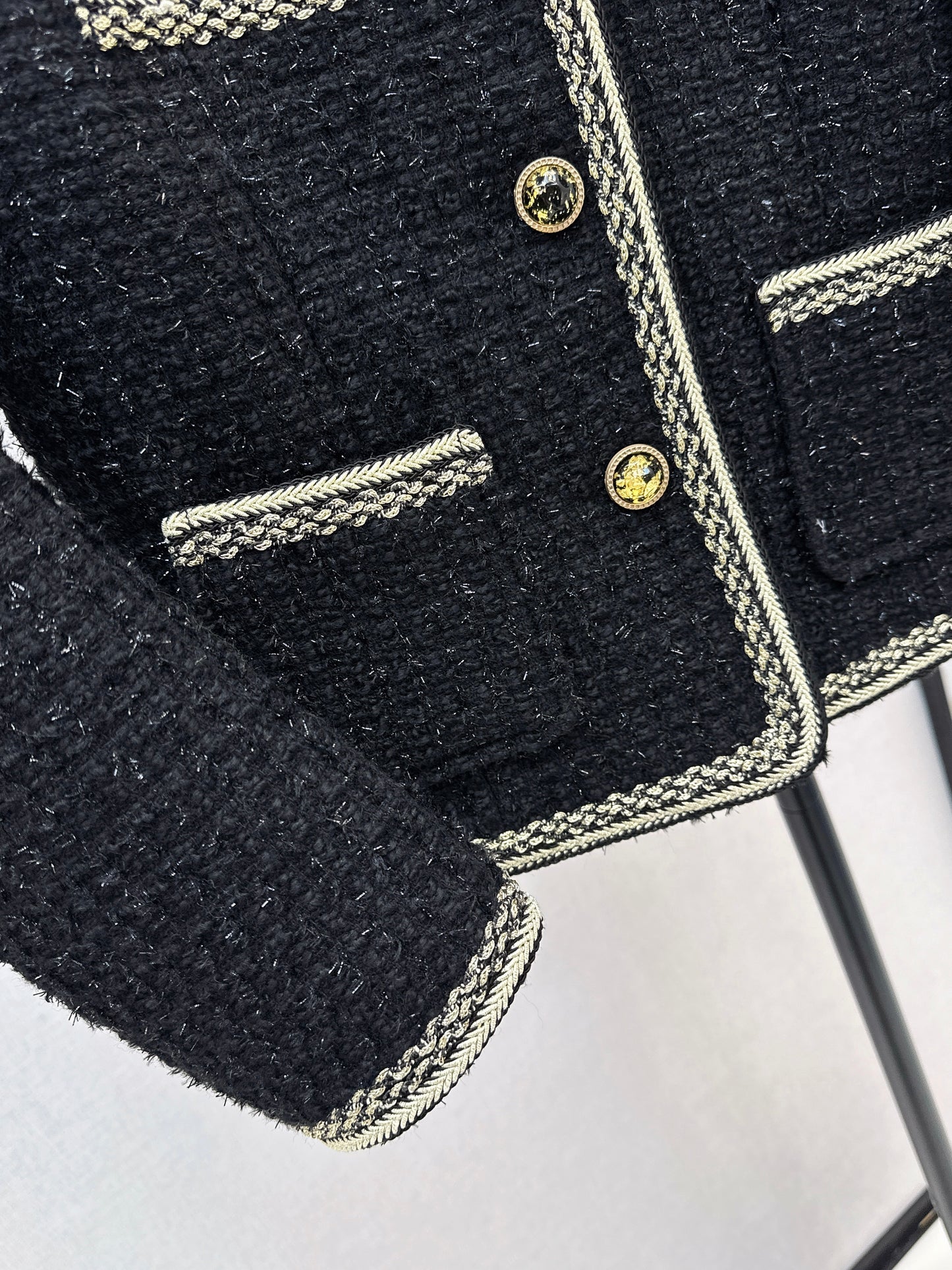 C 25 Trimmed tweed jacket
