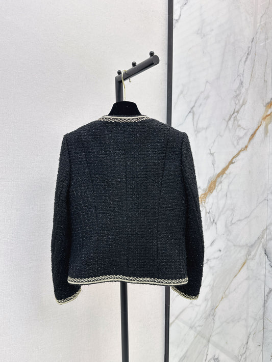 C 25 Trimmed tweed jacket