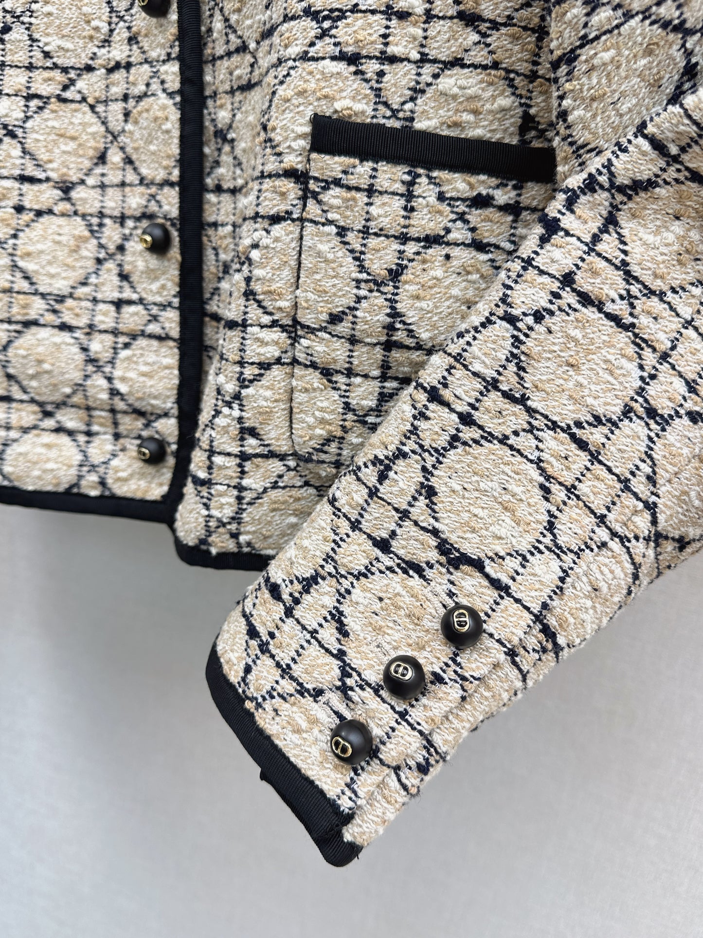 Di 25fw Princess Diana rattan check skirt + jacket