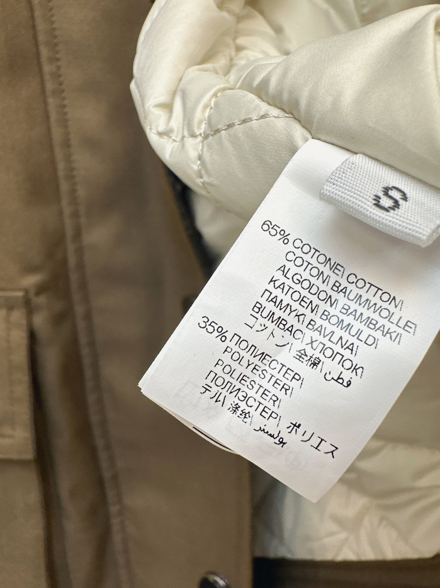 Bru 25 patchwork lapel padded jacket