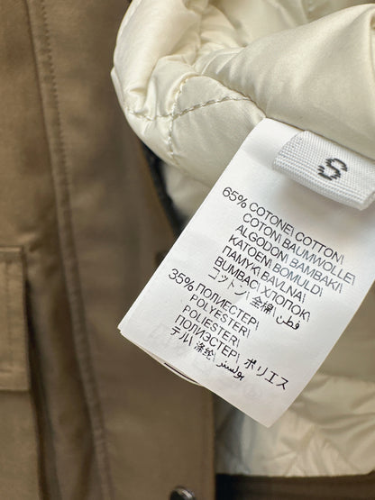 Bru 25 patchwork lapel padded jacket