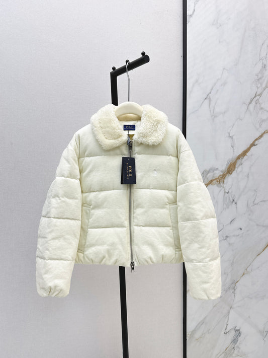 Ral 25 New eco-friendly lambswool corduroy down jacket