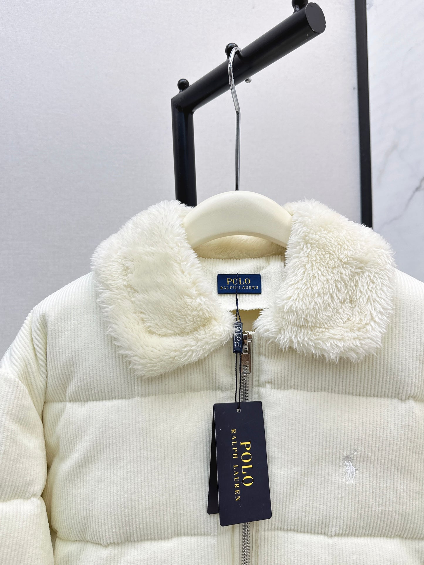 Ral 25 New eco-friendly lambswool corduroy down jacket