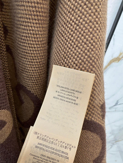 Gu 24 Classic Woven Cape Shawl Coat