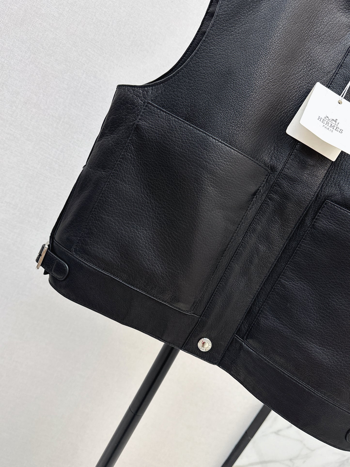 Her 25 genuine leather jacket vest coat