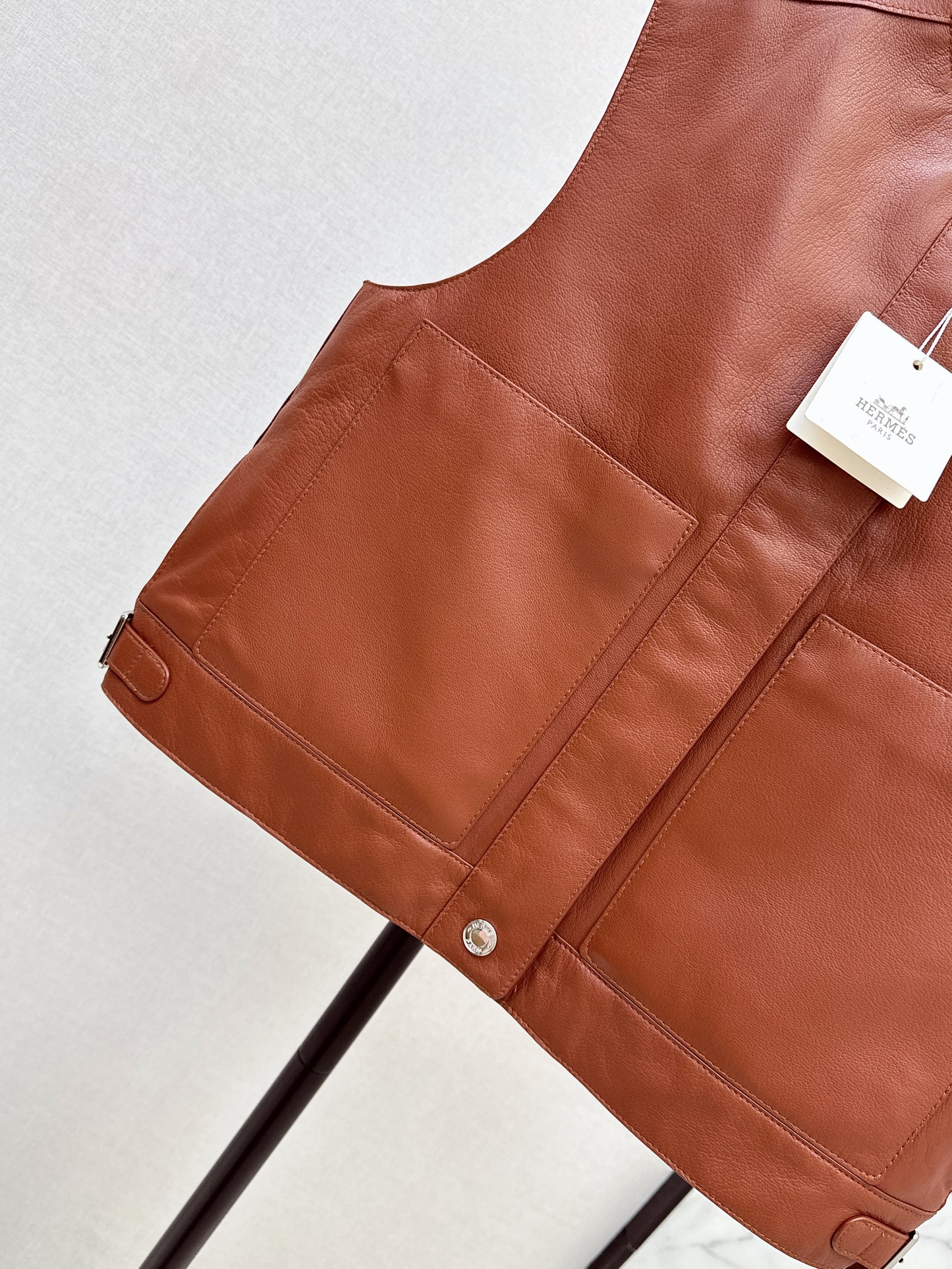 Her 25 genuine leather jacket vest coat