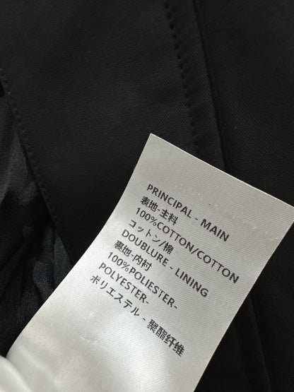 L 25 New style stand collar short windbreaker jacket(black/beige)