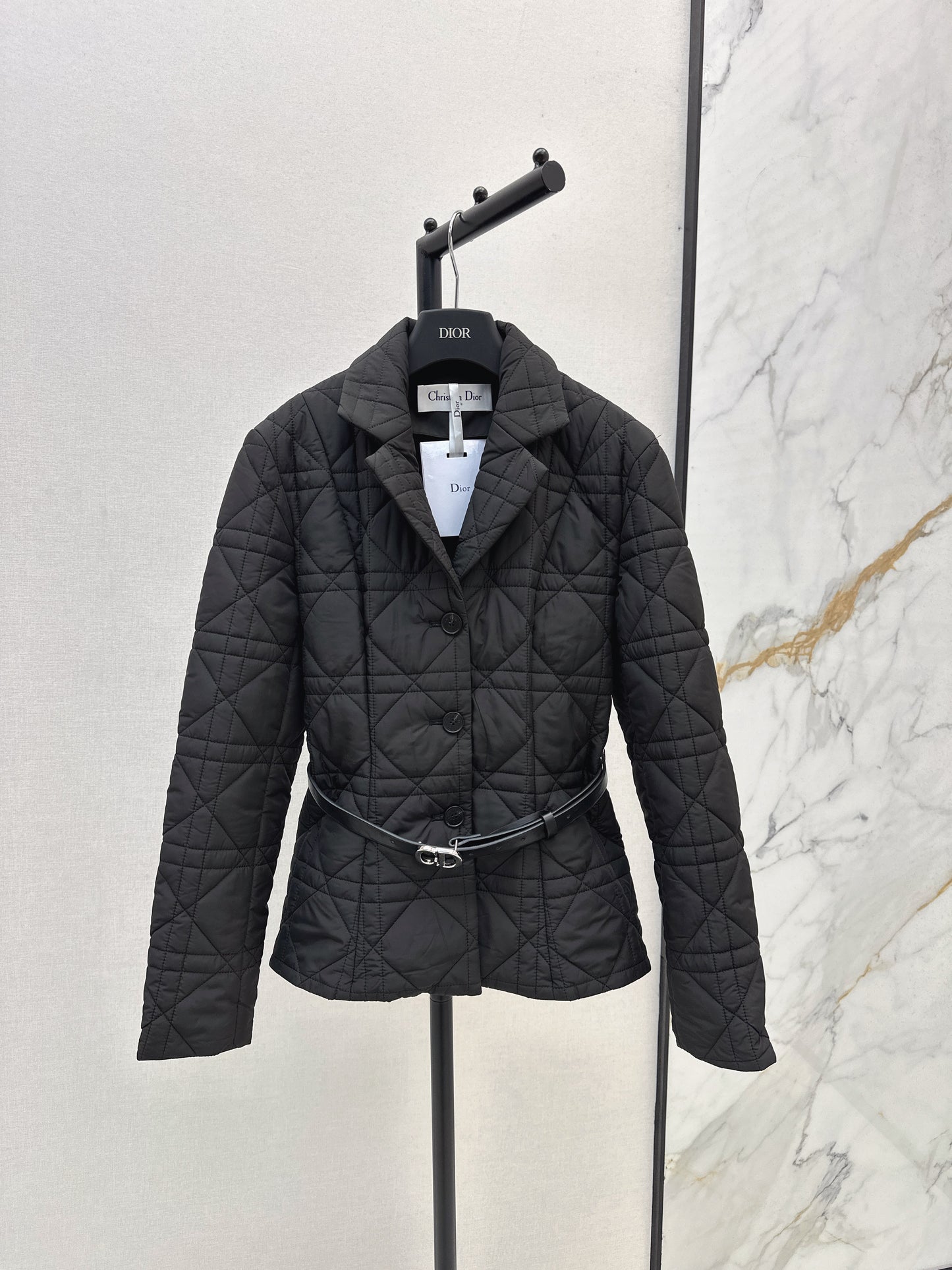 Di 25 cannage padded jacket(WHITE/KHAKI/BLACK)