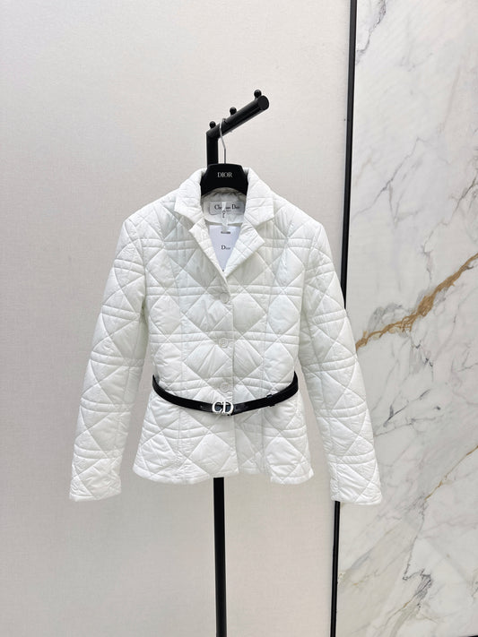 Di 25 cannage padded jacket(WHITE/KHAKI/BLACK)