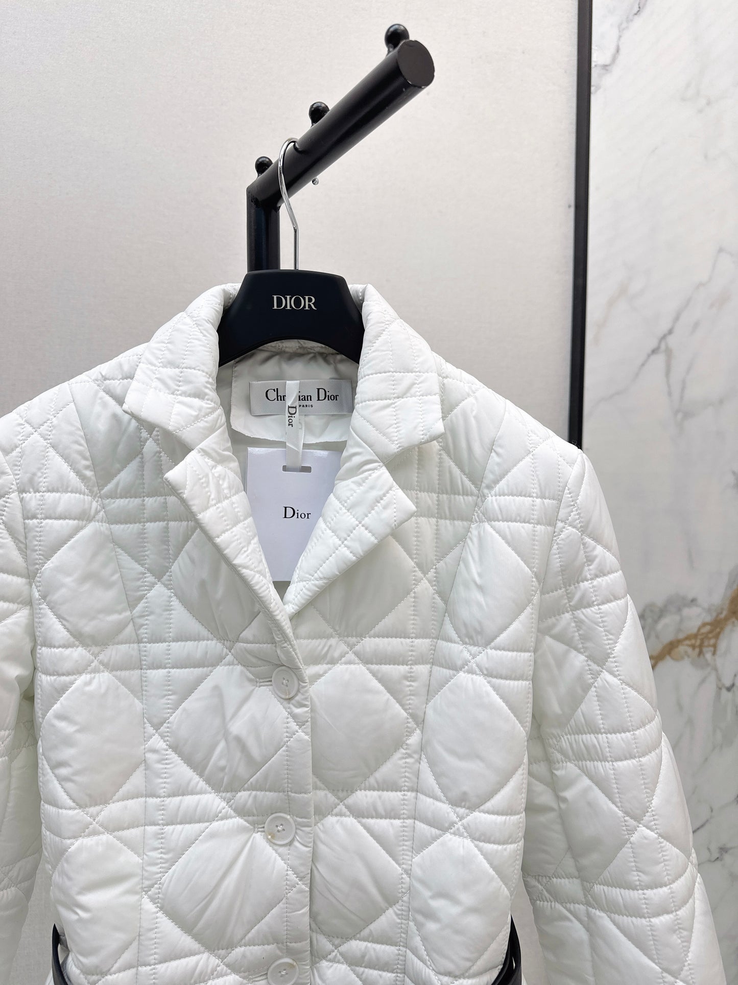 Di 25 cannage padded jacket(WHITE/KHAKI/BLACK)