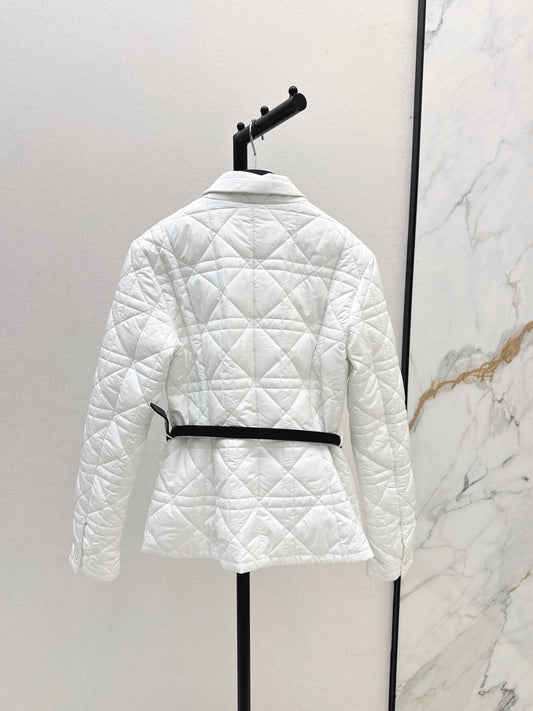 Di 25 cannage padded jacket(WHITE/KHAKI/BLACK)