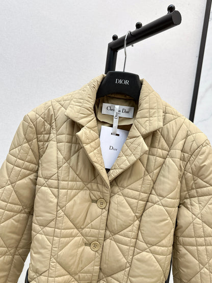 Di 25 cannage padded jacket(WHITE/KHAKI/BLACK)