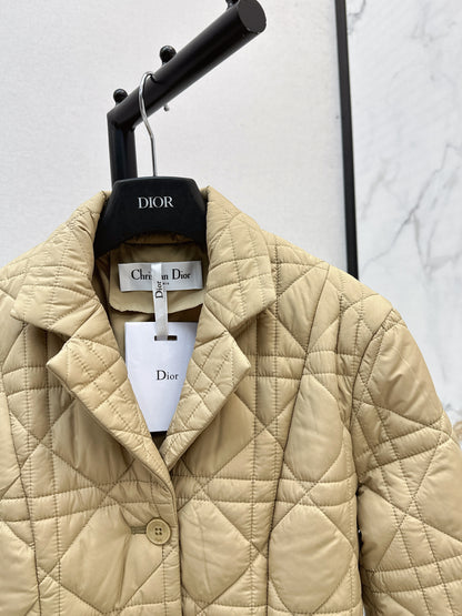 Di 25 cannage padded jacket(WHITE/KHAKI/BLACK)