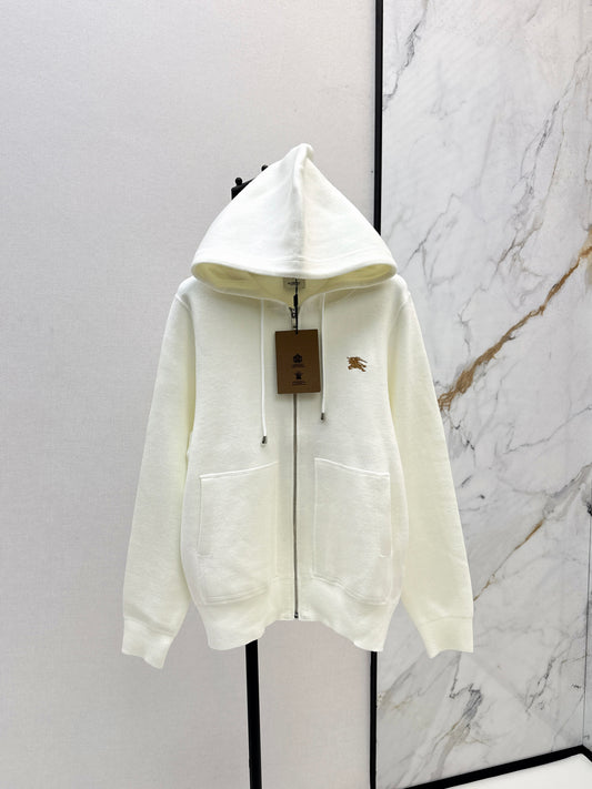 Bru 25 Hooded jacket with classic warhorse logo(BEIGI/BLACK)
