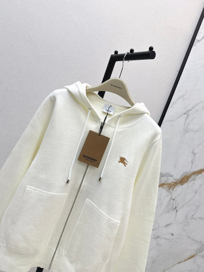 Bru 25 Hooded jacket with classic warhorse logo(BEIGI/BLACK)