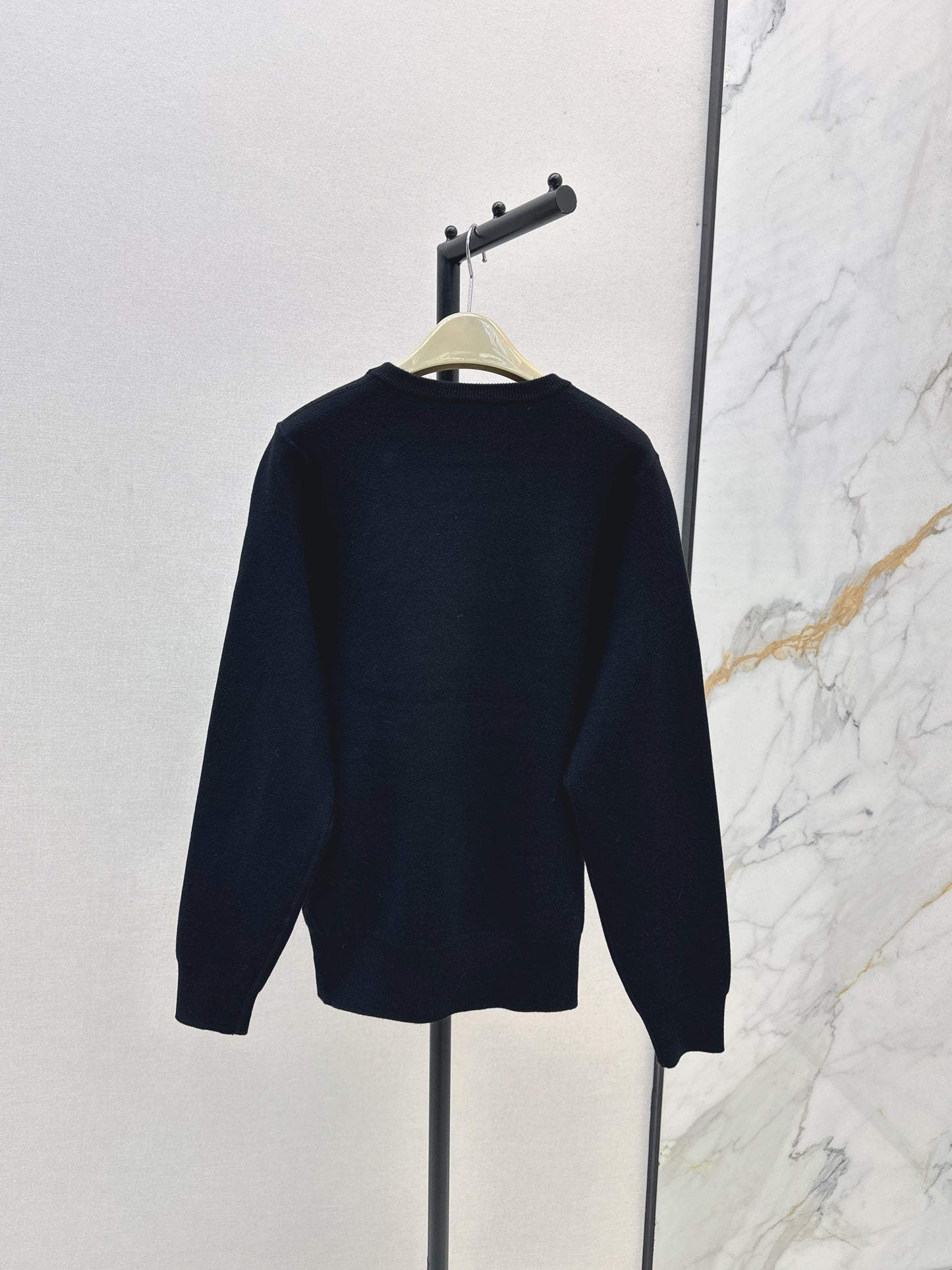 Bru 25 Classic Warhorse Logo Sweater(BEIGI/BLACK)