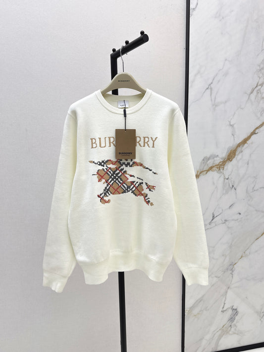 Bru 25 Classic Warhorse Logo Sweater(BEIGI/BLACK)