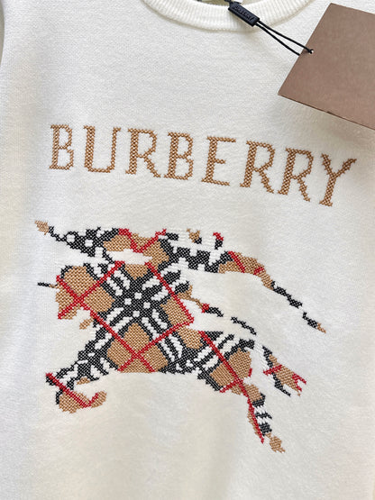 Bru 25 Classic Warhorse Logo Sweater(BEIGI/BLACK)
