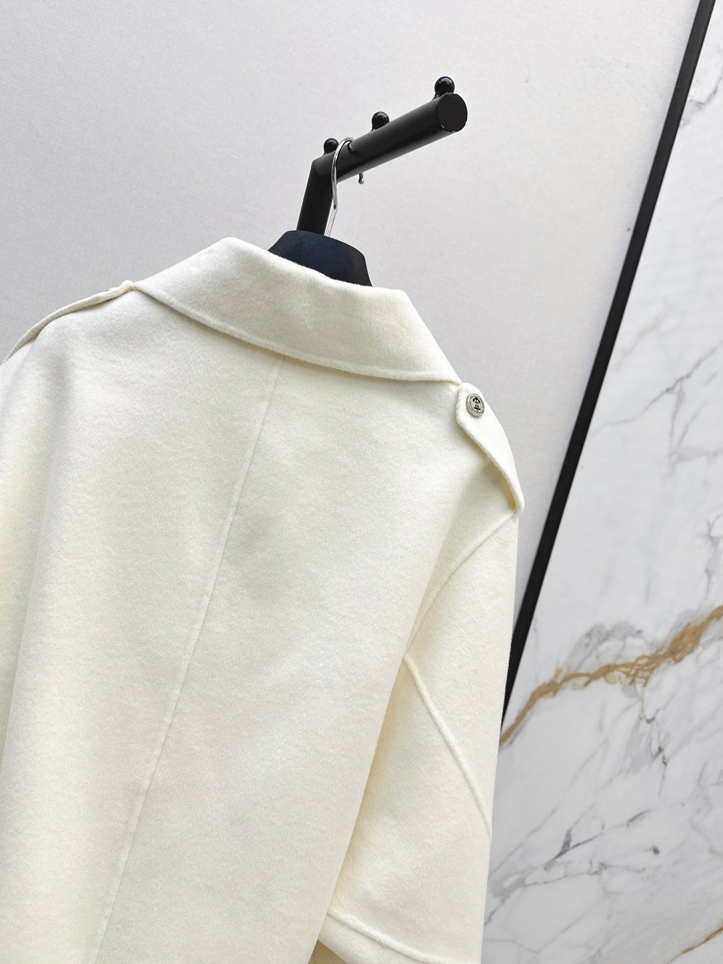 Di 25 New Lapel Wool Jacket(WHITE/KHAKI/BLACK)