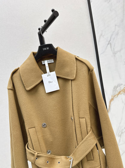 Di 25 New Lapel Wool Jacket(WHITE/KHAKI/BLACK)