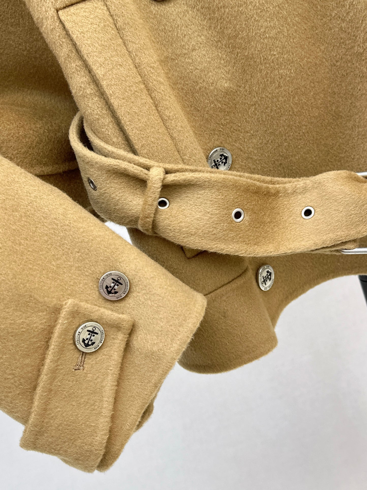 Di 25 New Lapel Wool Jacket(WHITE/KHAKI/BLACK)