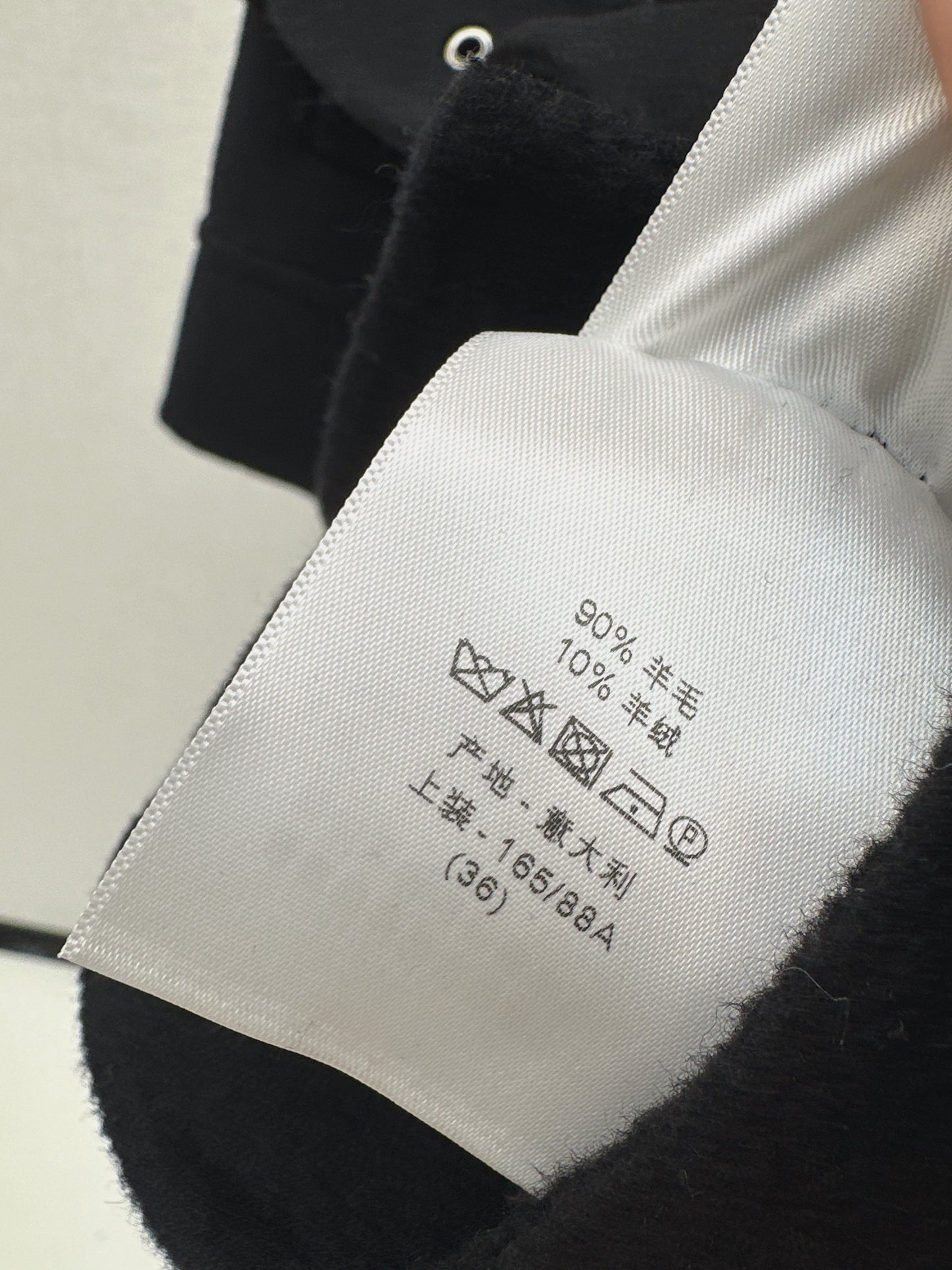 Di 25 New Lapel Wool Jacket(WHITE/KHAKI/BLACK)